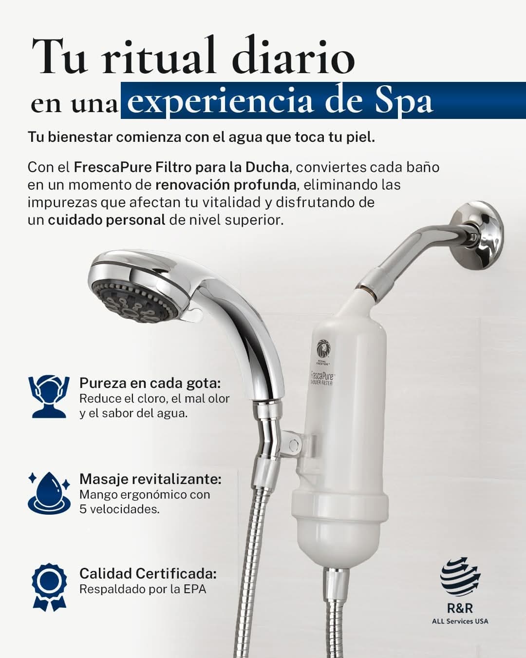 FrescaPure™: pureza en cada gota, masaje revitalizante y calidad certificada